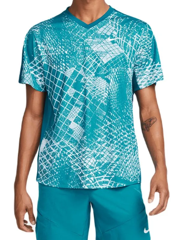 Nike Court Dri-Fit Victory Novelty Top - green abyss/white