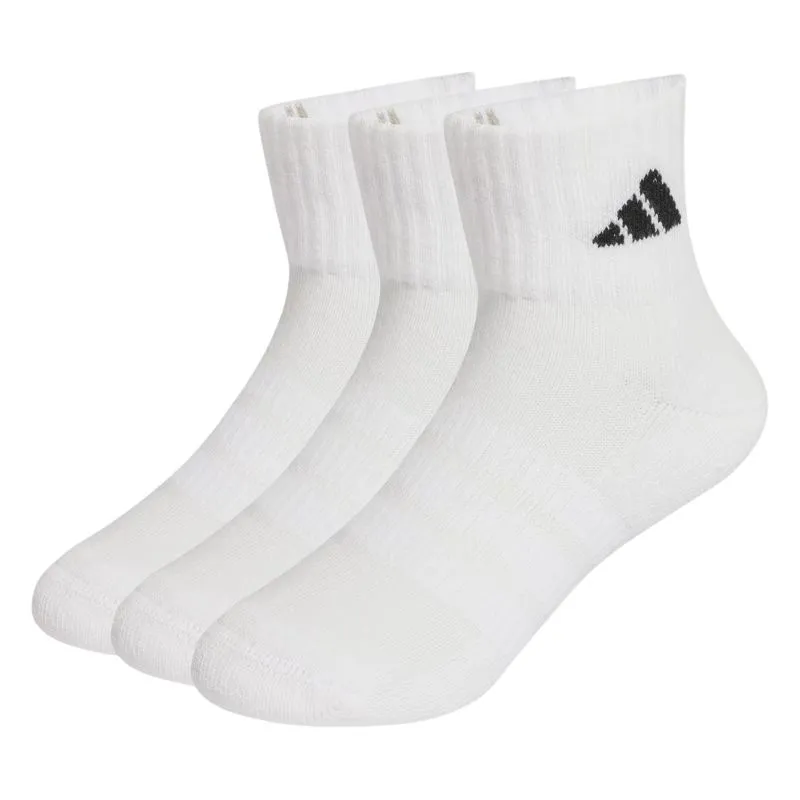 Adidas Cushioned Sportswear Ankle Socks 3P - white/white/black Adidas Cushioned Sportswear Ankle Socks 3P - white/white/black