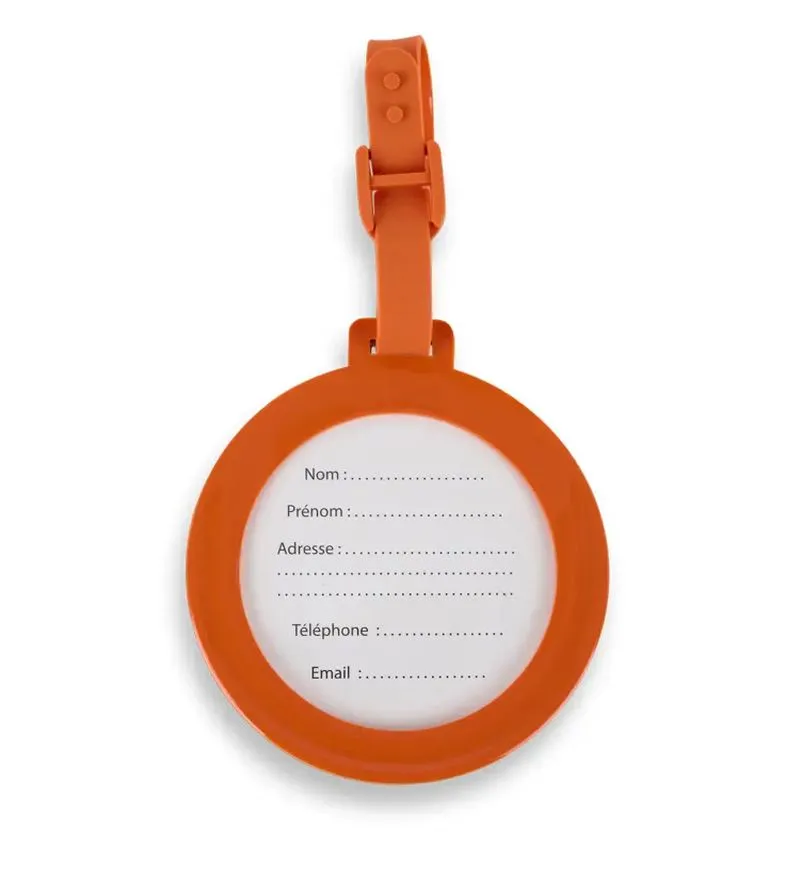 Roland Garros Logo Travel Label - clay