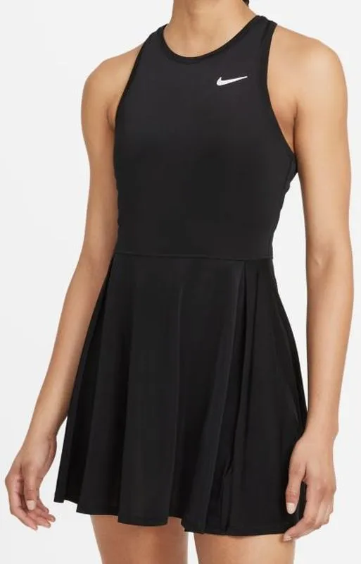 Nike Court Dri-Fit Advantage Dress W - black/white Nike Court Dri-Fit Advantage Dress W - black/white