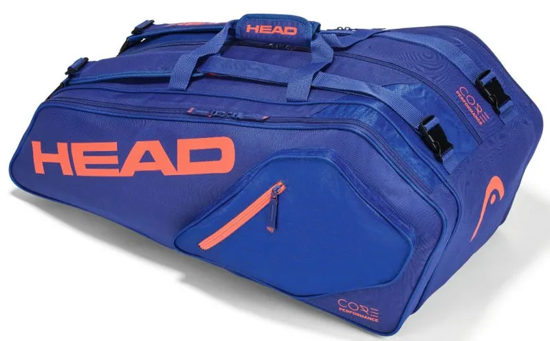 Head Core 9R Supercombi - blue/fiery coral