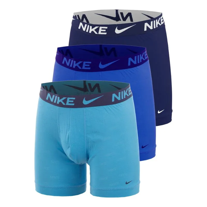 Nike Elite Breathe Boxer 3P - blue/light blue/navy Nike Elite Breathe Boxer 3P - blue/light blue/navy