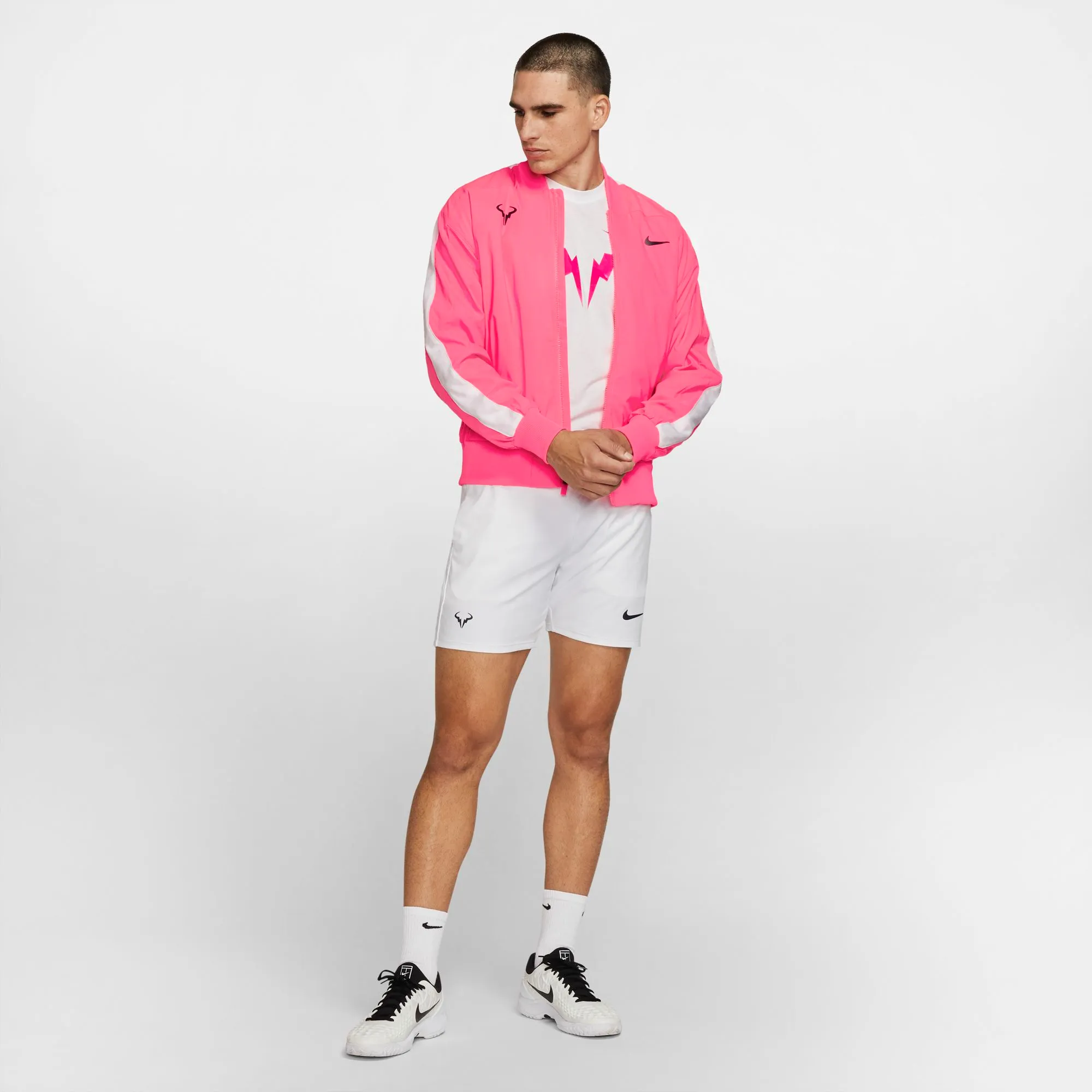 Nike Court Rafa Jacket - digital pink/gridiron