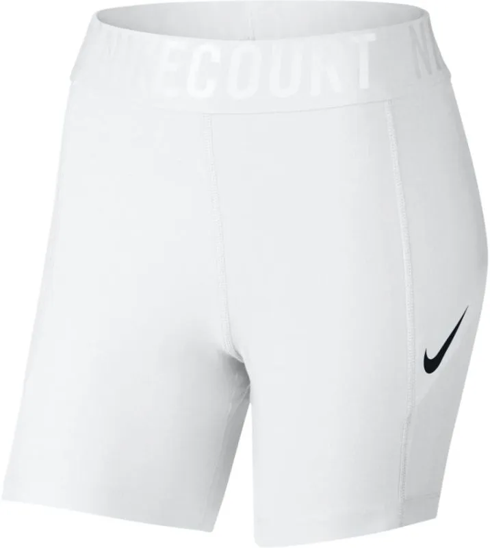 Nike Court Power Short BL 5" - white/black