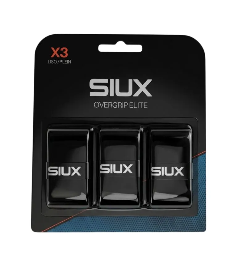 Siux Overgrips Elite 3P - black Siux Overgrips Elite 3P - black