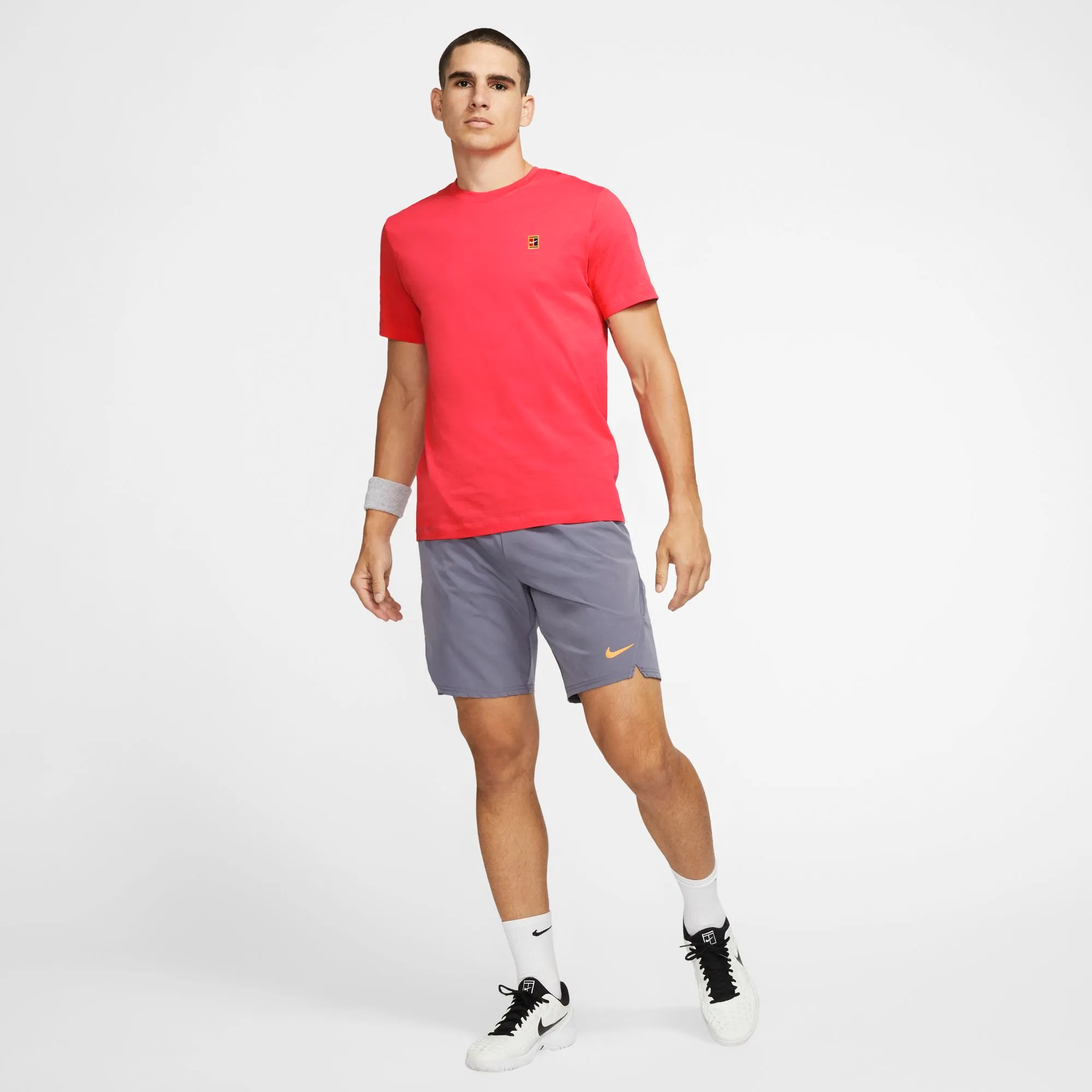 Nike Court Heritage Tee - ember glow