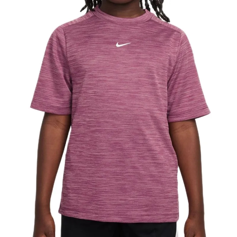 Nike Multi Dri-FIT Short-Sleeve - peony/sweet beet/white
