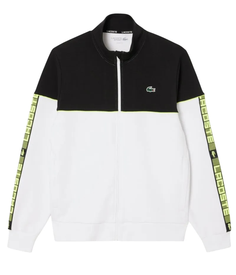 Lacoste Tennis Zipped Colour-Block - black/white