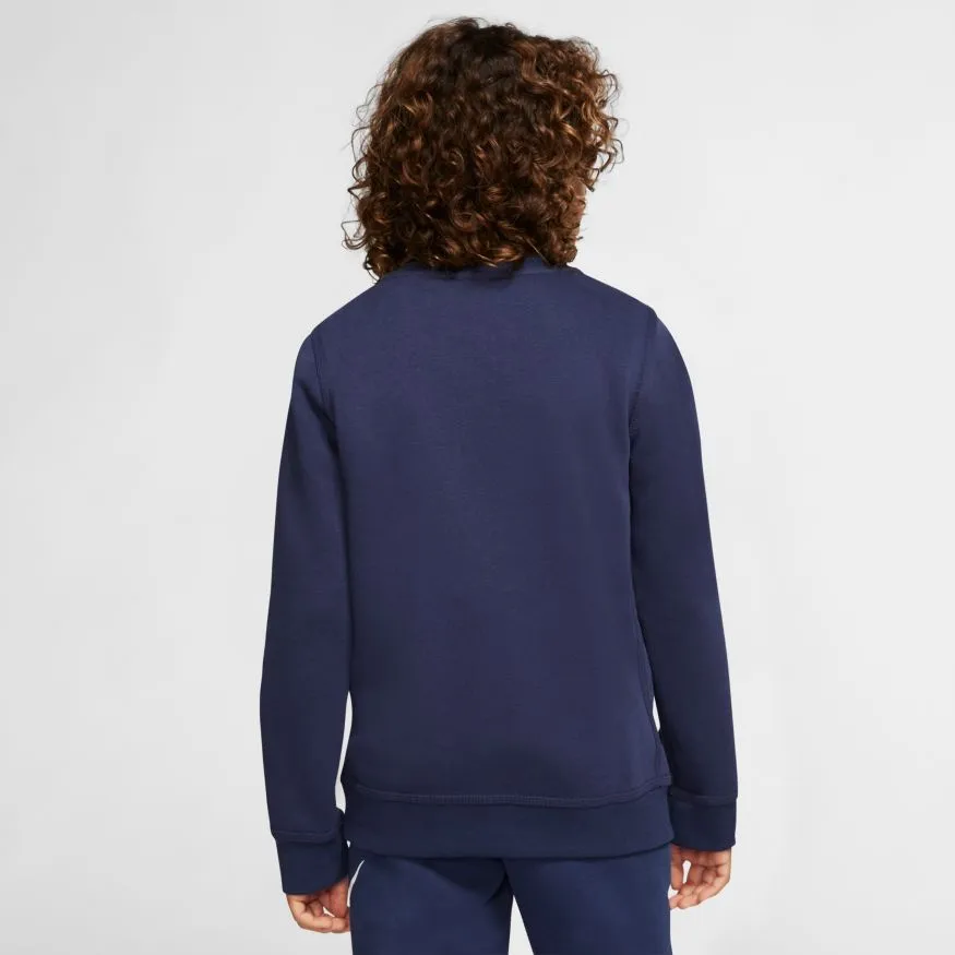 Nike NSW Club + HBR Crew - midnight navy/laser blue/white