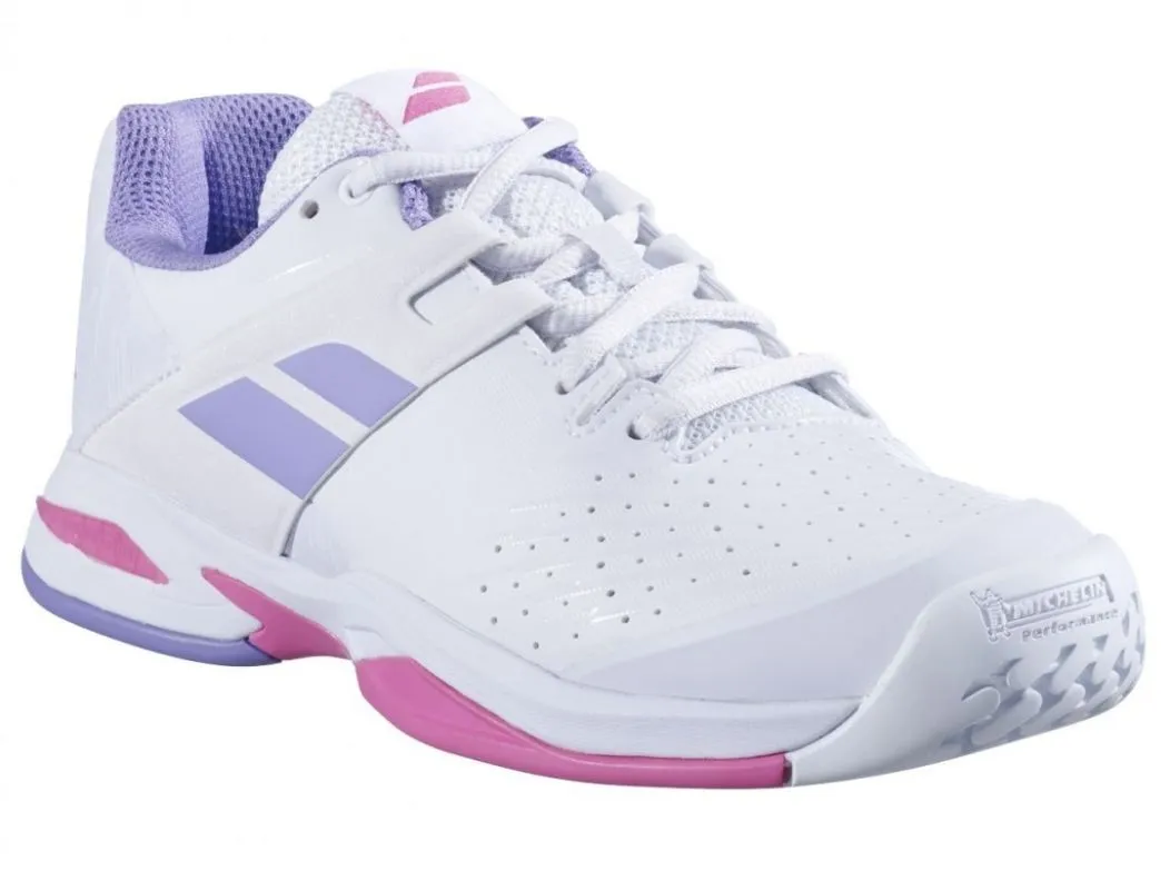 babolat-propulse-ac-junior-white-lavender Babolat Propulse All Court Girl