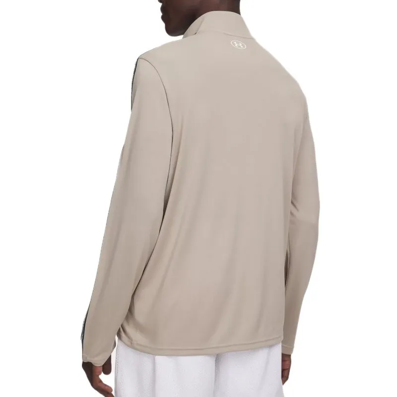 Under Armour Tech Taping 1/2 Zip - timberwolf taupe/black/white