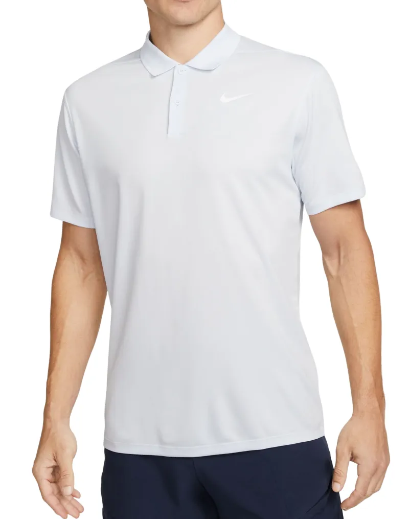 Nike Court Dri-Fit Pique - football grey/white