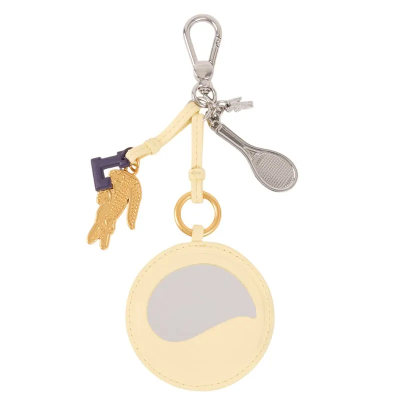 Lacoste Tennis Racket Mirror L Charms Key Ring - chick