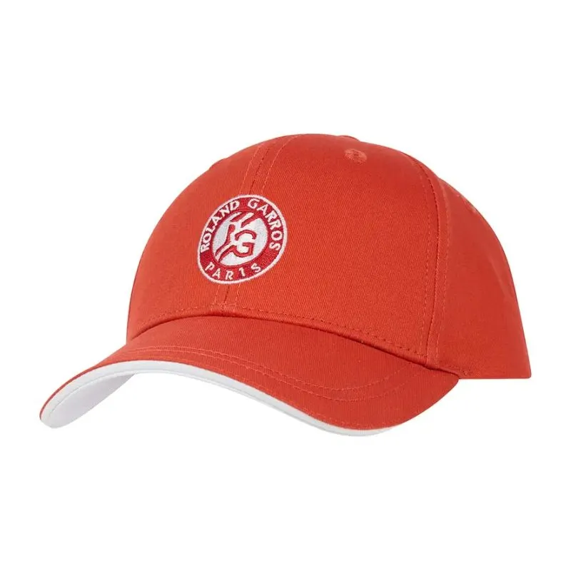 Roland Garros Monochrome Logo - red clay