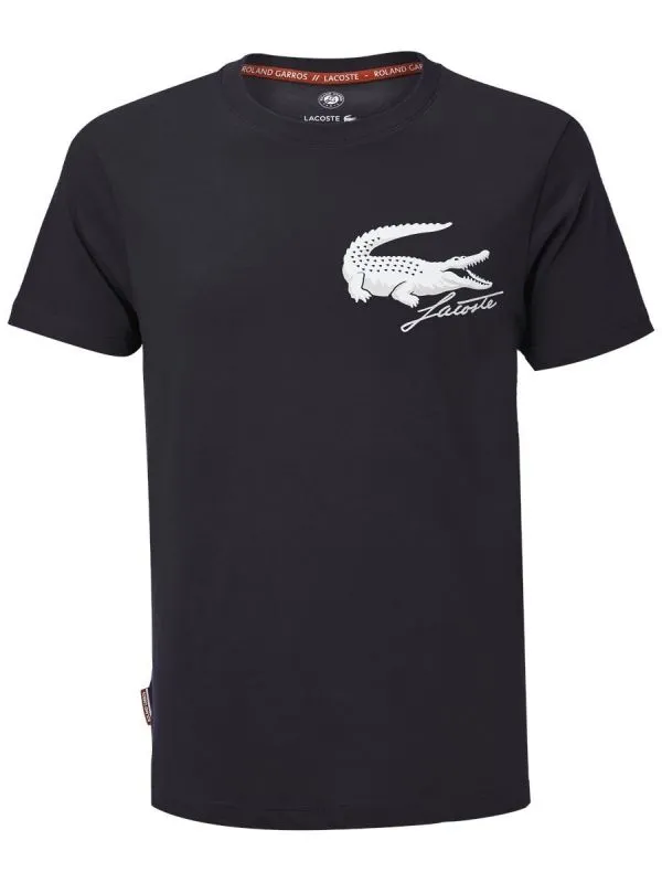 Lacoste Logo T-Shirt M - navy blue/white