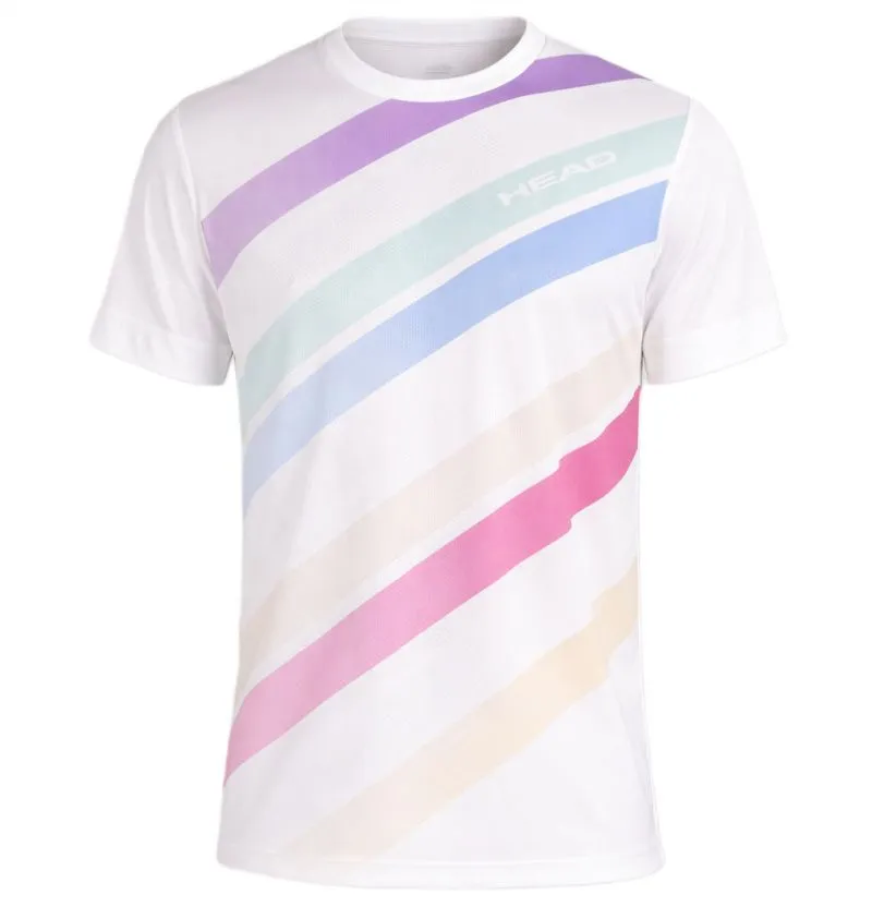 Men's T-shirt Head Pro - white/print - Multicolor