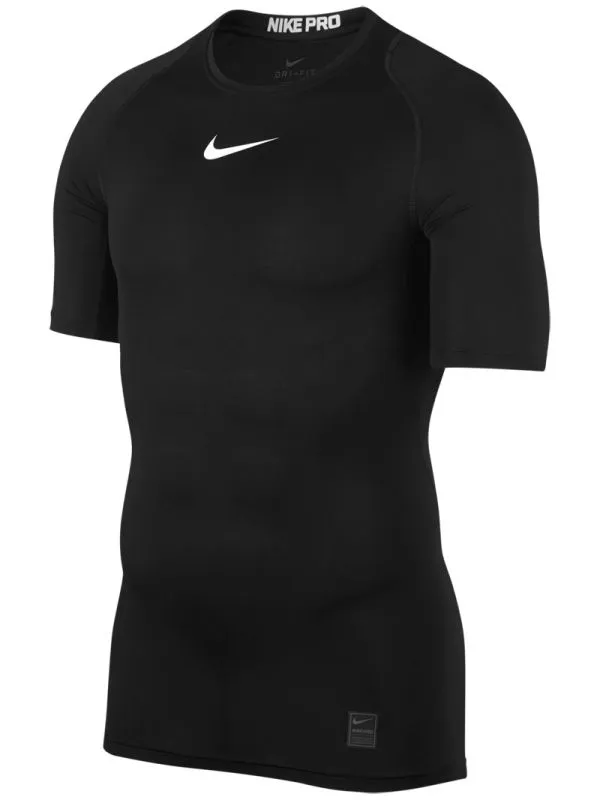 Nike Pro Top SS Comp - black/white Nike Pro Top SS Comp - black/white