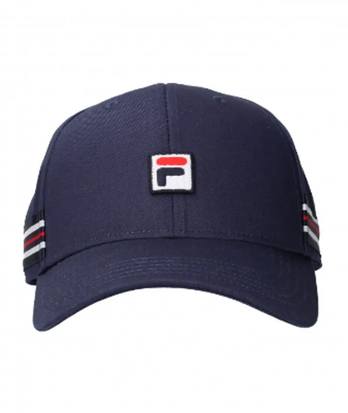 Fila 6 Panel Cap Heritage Tape - black iris Fila 6 Panel Cap Heritage Tape - black iris