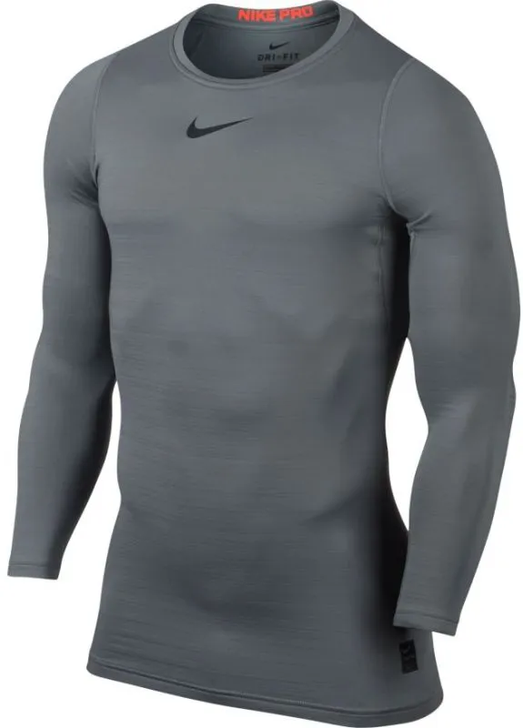 Nike Pro Warm Top LS Comp - cool grey/hyper crimson/black Nike Pro Warm Top LS Comp - cool grey/hyper crimson/black