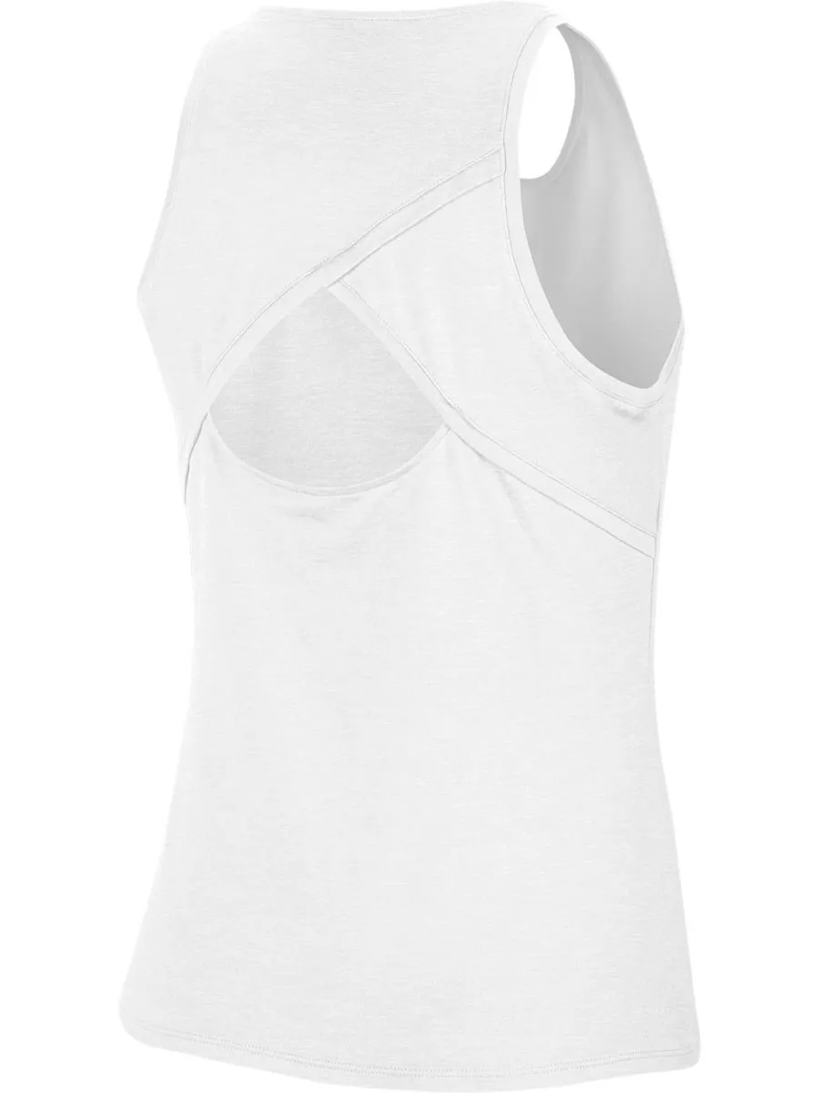 Nike Court W Dry Elevated Essential Tank - white/black
