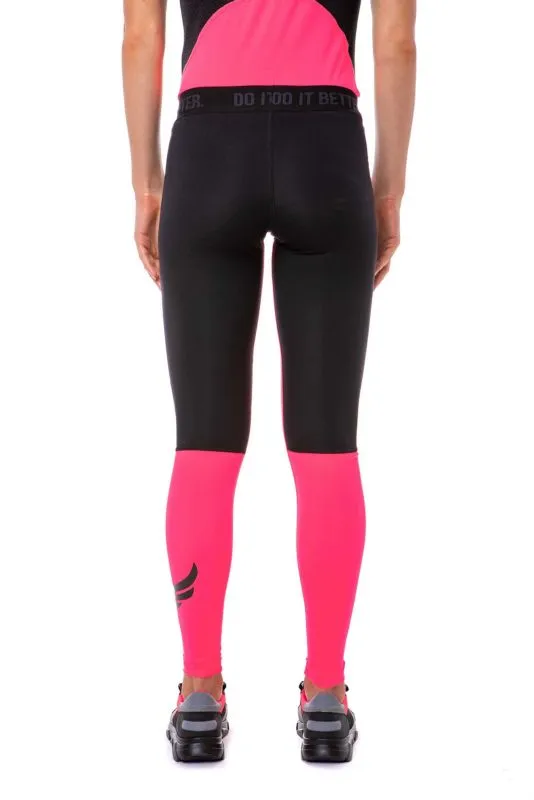 Hydrogen Fast Skull Leggings Woman - fluo fuchsia