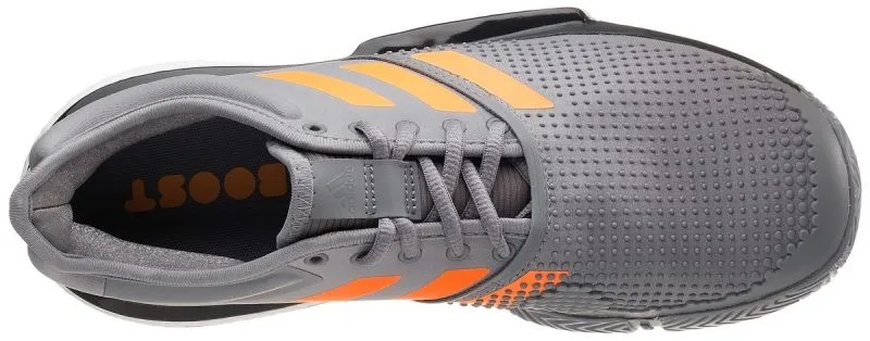 Adidas SoleCourt Boost M - grey heather/flame orange/carbon