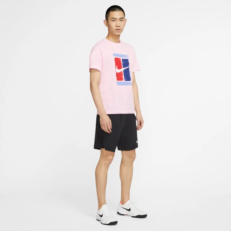 Nike Court M Tee Court - pink foam