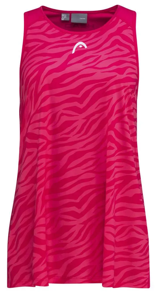 Head Agility Tank Top G - magenta/print vision