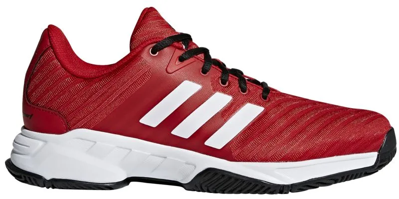Adidas Barricade Court 3 - scarlet/ftwr white/core black
