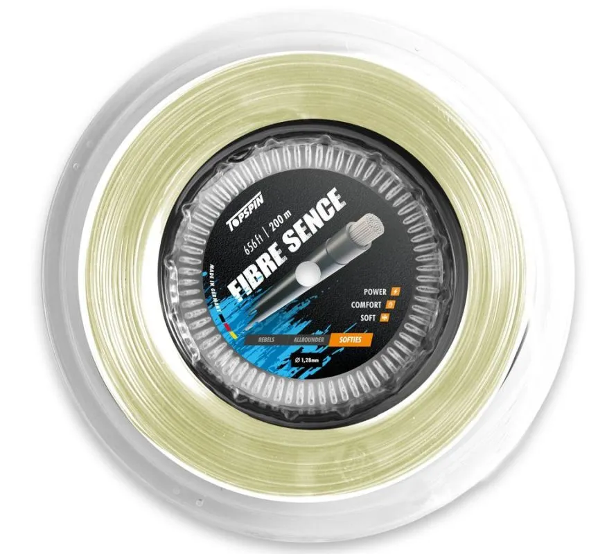 topspin-saiten-fibresence-200m-vorne Topspin Fibre Sence (200m) - natural
