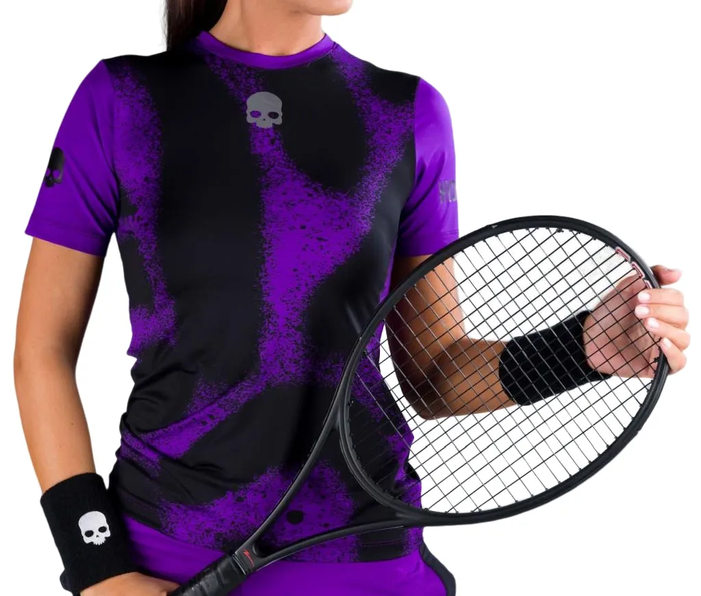 Hydrogen Spray Tech Tee Woman - purple