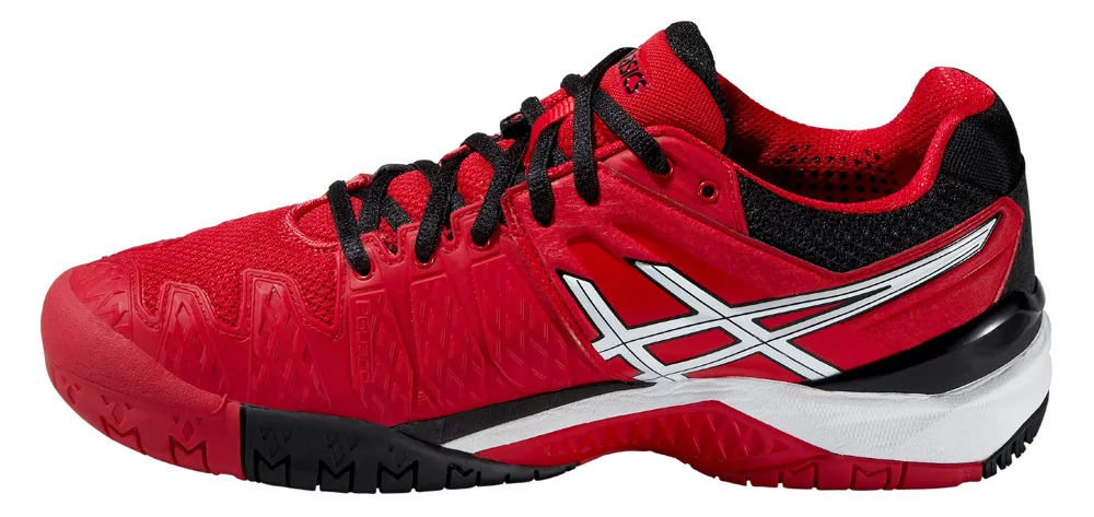 Asics Gel-Resolution 6 - fiery red/black/white