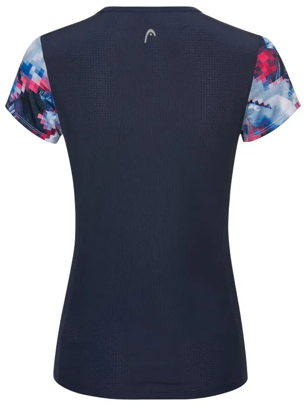Head Mia T-Shirt W - royal blue/dark blue