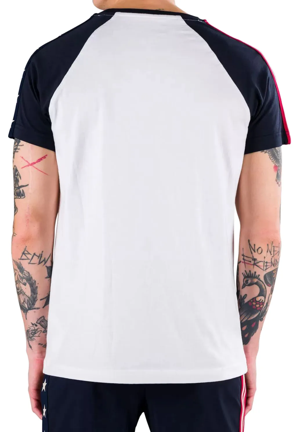 Hydrogen USA Cotton Tee - white/blue
