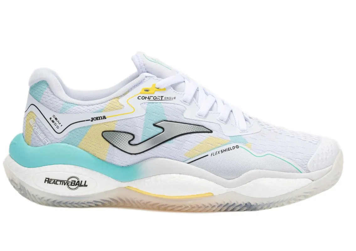 Joma Smash Lady 2532 - white/blue Joma Smash Lady 2532 - white/blue