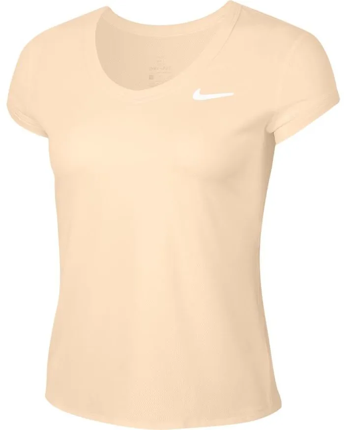 Nike Court Dry Top SS W - guava ice/white