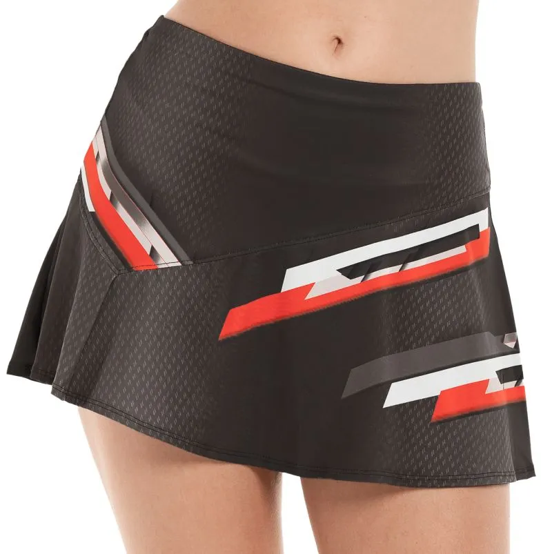 Lucky in Love Tech It Out Skirt - charcoal
