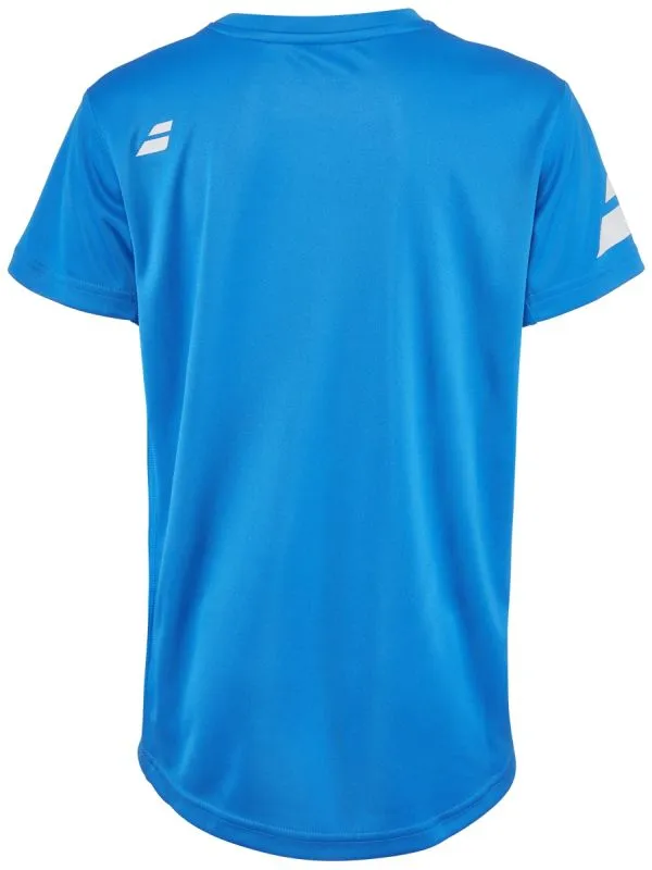 Babolat Core Flag Club Tee Boy - diva blue