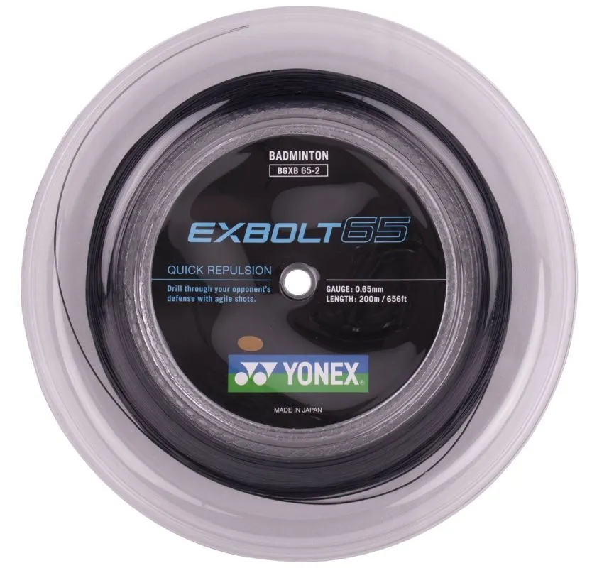 Yonex Exbolt 65 (200 m) - black Yonex Exbolt 65 (200 m) - black
