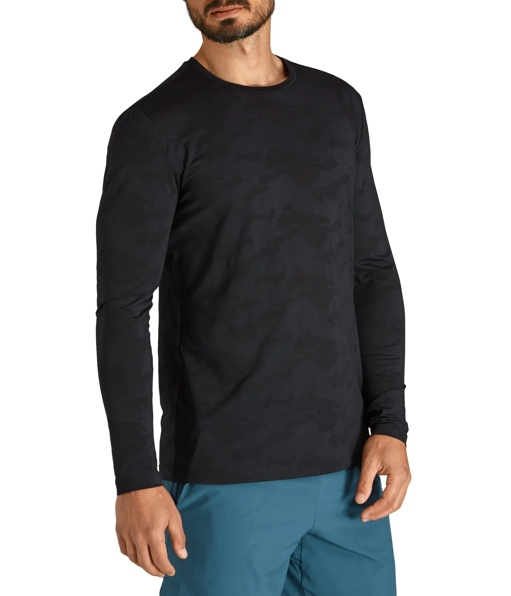 Björn Borg LS Tee STHLM M - black beauty