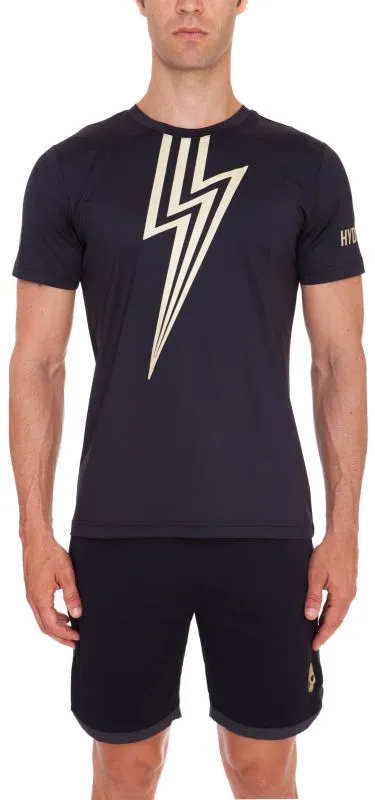 Hydrogen Flash Tech T-Shirt - black/gold Hydrogen Flash Tech T-Shirt - black/gold