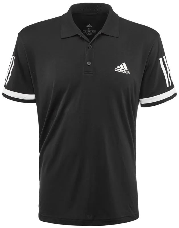 adidas-club-3-stripes-polo-black-white-1 Adidas Club 3-Stripes Polo - black/white