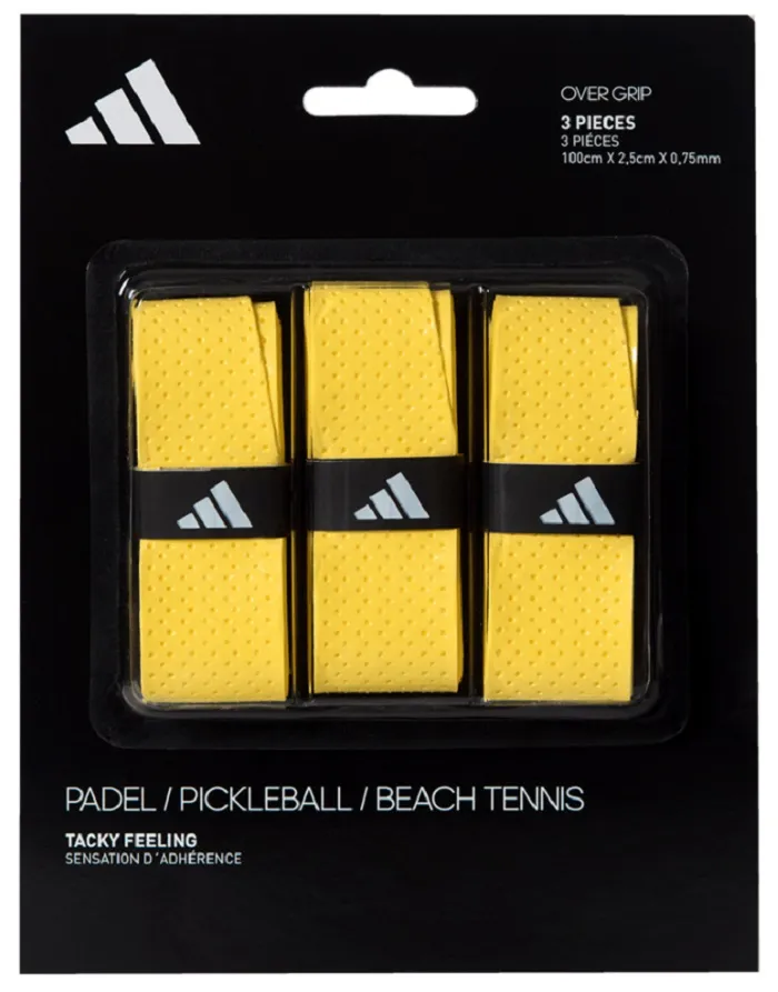 Adidas Padel Overgrip Tacky Feeling 3P - yellow
