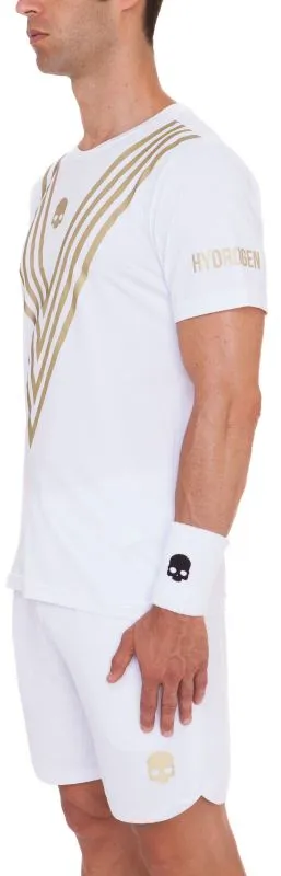 Hydrogen Tech Victory T-Shirt - white/gold