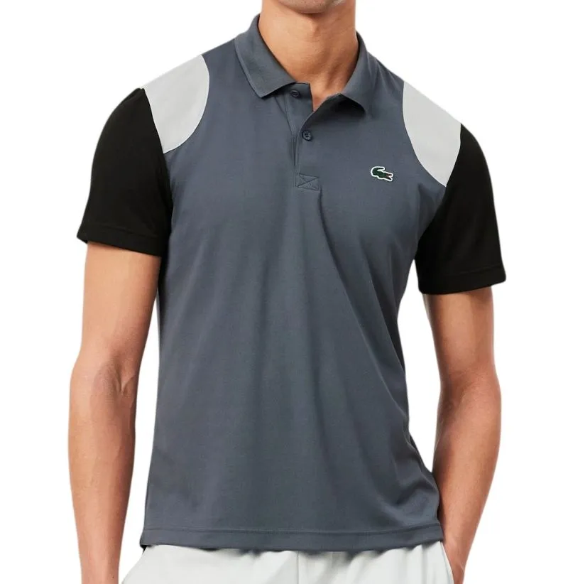 Lacoste Ultra Dry Colour-Block Sport - grey/black