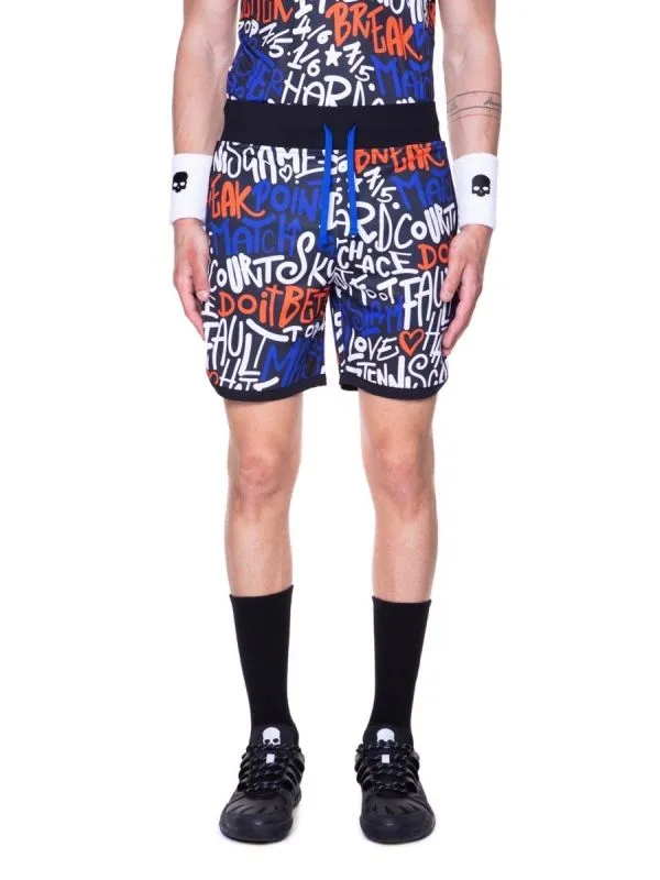 hydrogen-graffiti-tech-shorts-man-black-3 Hydrogen Graffiti Tech Shorts Man - black