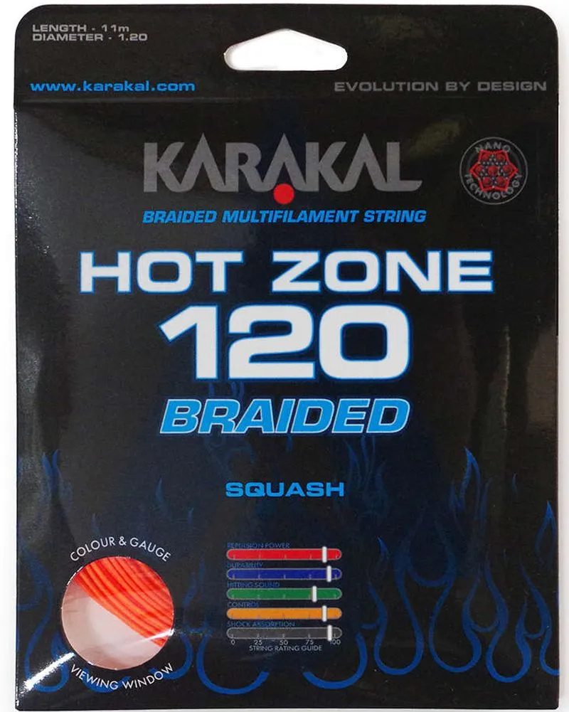 Karakal Hot Zone Braided (11 m) - orange