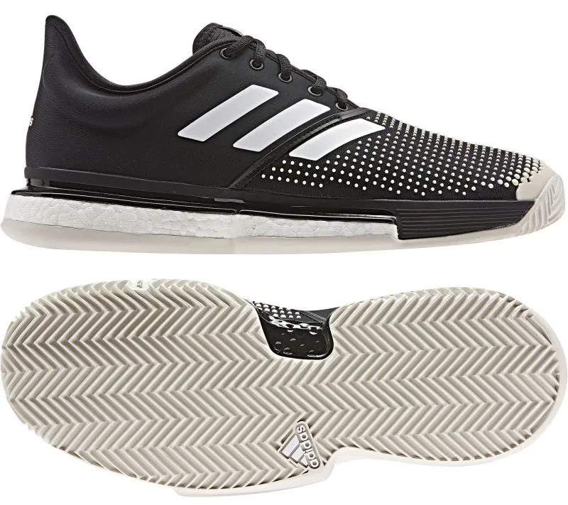 Adidas SoleCourt Boost M Clay - core black/white/raw white