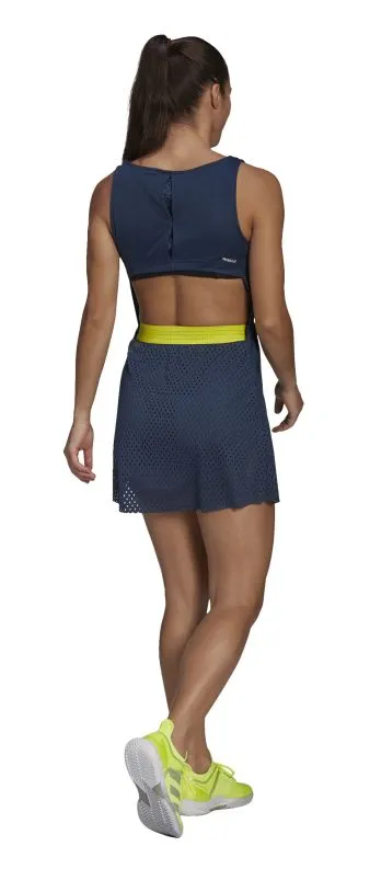 Adidas Heat Ready Primeblue Dress W - crew navy/acid yellow
