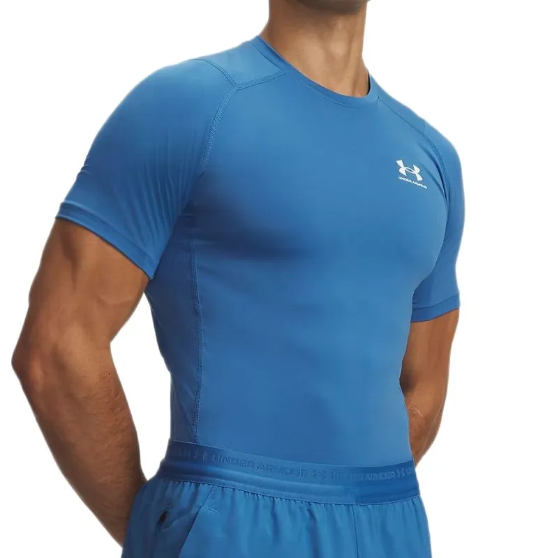 Under Armour HeatGear Short Sleeve - aegean blue/black